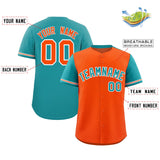 Custom Baseball Jersey Color Block Raglan Sleeves Personalized Name Number Practice Shirt