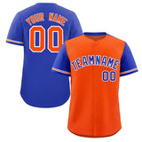 Custom Baseball Jersey Color Block Raglan Sleeves Personalized Name Number Practice Shirt