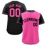 Custom Baseball Jersey Color Block Raglan Sleeves Personalized Name Number Practice Shirt