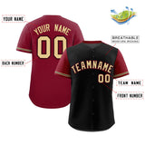 Custom Baseball Jersey Color Block Raglan Sleeves Personalized Name Number Athletic Jersey