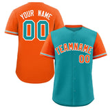 Custom Baseball Jersey Color Block Raglan Sleeves Personalized Name Number Team Uniform For Men