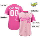 Custom Baseball Jersey Color Block Raglan Sleeves Shirt Customizable Name Number Practice Shirts