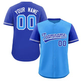 Custom Baseball Jersey Color Block Raglan Sleeves Shirt Customizable Name Number Text