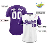 Custom Baseball Jersey Color Block Raglan Sleeves Shirt Customizable Unique Name Number Team Jersey