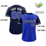 Custom Baseball Jersey Color Block Raglan Sleeves Shirt Customizable Name Number Text Youth Jersey