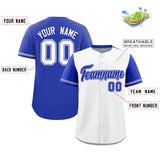 Custom Baseball Jersey Color Block Raglan Sleeves Streetwear Customizable Unique Name Number Team Jersey