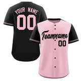 Custom Baseball Jersey Color Block Raglan Sleeves Streetwear Customizable Name Number Practice Shirt