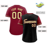 Custom Baseball Jersey Color Block Raglan Sleeves Streetwear Customizable Name Number Athletic Jersey