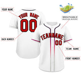 Custom Classic Style Personalized Gradient Ribbed Design Button Down Baseball Jersey Sportswear For Unisex