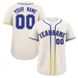 Custom Classic Style Personalized Gradient Ribbed Design Hiphop Casual Sport Baseball Jersey For Unisex