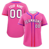 Custom Classic Style Personalized Gradient Ribbed Baseball Shirt Hiphop Clothing for Party For Unisex