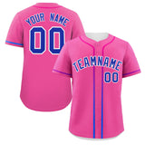 Custom Classic Style Baseball Jersey Personalized Gradient Ribbed Design Hiphop Jersey for Party For Unisex