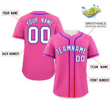 Custom Classic Style Baseball Jersey Personalized Gradient Ribbed Blank Plain Design Style Sportwear For Unisex