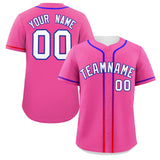 Custom Classic Style Baseball Jersey Personalized Gradient Ribbed Blank Plain Design Style Sportwear For Unisex