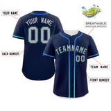 Custom Classic Style Baseball Jersey Personalized Gradient Ribbed Design Hiphop Jersey for Party For Unisex