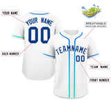 Custom Classic Style Baseball Jersey Personalized Gradient Ribbed Design Short Sleeve Button Down Casual Hiphop Shirts For Unisex