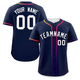 Custom Classic Style Baseball Jersey Personalized Gradient Ribbed Blank Plain Design Style Sportwear For Unisex