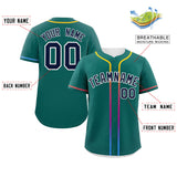 Custom Classic Style Baseball Jersey Personalized Gradient Ribbed Design Fashion Clothing Baseball Jersey For Unisex