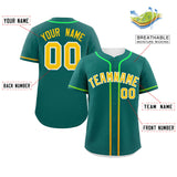 Custom Classic Style Baseball Jersey Personalized Gradient Ribbed Design Fashion Clothing Baseball Jersey For Unisex