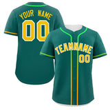 Custom Classic Style Baseball Jersey Personalized Gradient Ribbed Design Fashion Clothing Baseball Jersey For Unisex