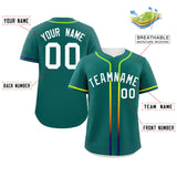 Custom Classic Style Baseball Jersey Personalized Gradient Ribbed Blank Plain Design Style Sportwear For Unisex