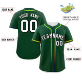 Custom Classic Style Baseball Jersey Personalized Gradient Ribbed Blank Plain Design Style Sportwear For Unisex