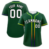 Custom Classic Style Baseball Jersey Personalized Gradient Ribbed Blank Plain Design Style Sportwear For Unisex
