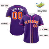 Custom Classic Style Personalized Gradient Ribbed Design Baseball Jersey Short Sleeve Active Game T Shirts For Unisex