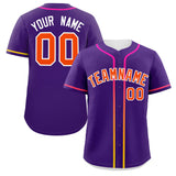 Custom Classic Style Personalized Gradient Ribbed Design Baseball Jersey Short Sleeve Active Game T Shirts For Unisex