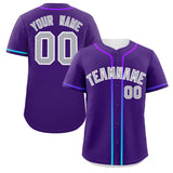 Custom Classic Style Personalized Gradient Ribbed Design Baseball Jersey Short Sleeve Active Game T Shirts For Unisex