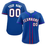 Custom Classic Style Personalized Gradient Ribbed Design Button Down Baseball Jersey Sportswear For Unisex
