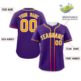 Custom Classic Style Personalized Gradient Ribbed Design Button Down Baseball Jersey Active Game Team Shirt For Unisex 