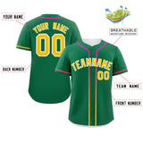 Custom Classic Style Personalized Gradient Ribbed Design Baseball Jersey Short Sleeve Active Game T Shirts For Unisex