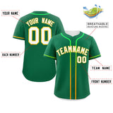 Custom Classic Style Personalized Gradient Ribbed Design Button Down Baseball Jersey Active Game Team Shirt For Unisex 