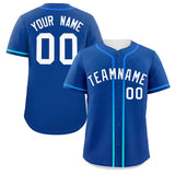 Custom Classic Style Baseball Jersey Personalized Gradient Ribbed Design Button Down Unisex Hip Hop Shirts For Unisex