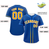 Custom Classic Style Baseball Jersey Personalized Gradient Ribbed Design Short Sleeve Button Down Casual Hiphop Shirts For Unisex