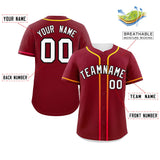 Custom Classic Style Baseball Jersey Personalized Gradient Ribbed Design Button Down Unisex Hip Hop Shirts For Unisex