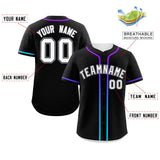 Custom Classic Style Personalized Gradient Ribbed Design Button Down Training Wear Sports Jerseys For Unisex