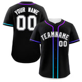 Custom Classic Style Personalized Gradient Ribbed Design Button Down Training Wear Sports Jerseys For Unisex