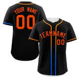 Custom Classic Style Baseball Jersey Personalized Gradient Ribbed Design Button Down Unisex Hip Hop Shirts For Unisex