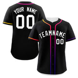 Custom Classic Style Personalized Gradient Ribbed Design Button Down Short Sleeve Sports Uniforms For Unisex
