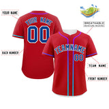 Custom Classic Style Baseball Jersey Personalized Gradient Ribbed Design Button Down Unisex Hip Hop Shirts For Unisex