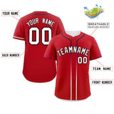 Custom Classic Style Personalized Gradient Ribbed Design Button Down Hip Hop Quick Dry Baseball Jersey For Unisex