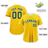 Custom Classic Style Personalized Gradient Ribbed Design Button Down Short Sleeve Sports Uniforms For Unisex