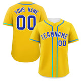 Custom Classic Style Personalized Gradient Ribbed Design Button Down Baseball Jersey Active Game Team Shirt For Unisex 