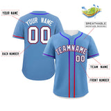 Custom Classic Style Personalized Gradient Ribbed Design Button Down Baseball Jersey Active Game Team Shirt For Unisex 