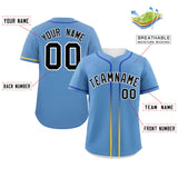 Custom Classic Style Personalized Gradient Ribbed Design Button Down Short Sleeve Sports Uniforms For Unisex