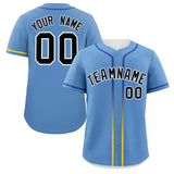 Custom Classic Style Personalized Gradient Ribbed Design Button Down Short Sleeve Sports Uniforms For Unisex