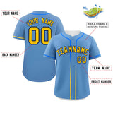 Custom Classic Style Personalized Gradient Ribbed Design Button Down Training Wear Sports Jerseys For Unisex