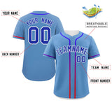 Custom Classic Style Personalized Gradient Ribbed Design Button Down Hip Hop Baseball Shirts Streetwear For Unisex
